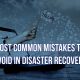 most common mistakes to avoid in disaster recovery