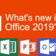 What's new in Office 2019